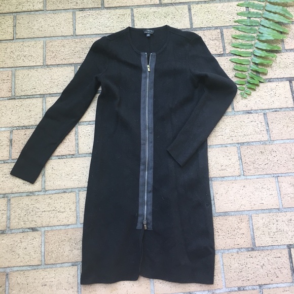 Merino wool black dress - Picture 1 of 3