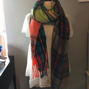 Urban Outfitters (mixed plaid scarf)