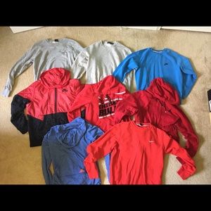 Preowned hoodie lot Jordan Nike Adidas Polo Sz med