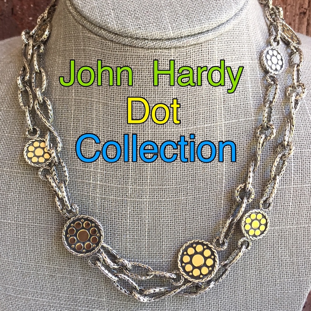 John Hardy SS/ 18k Dot Sautoir Bali Long Necklace