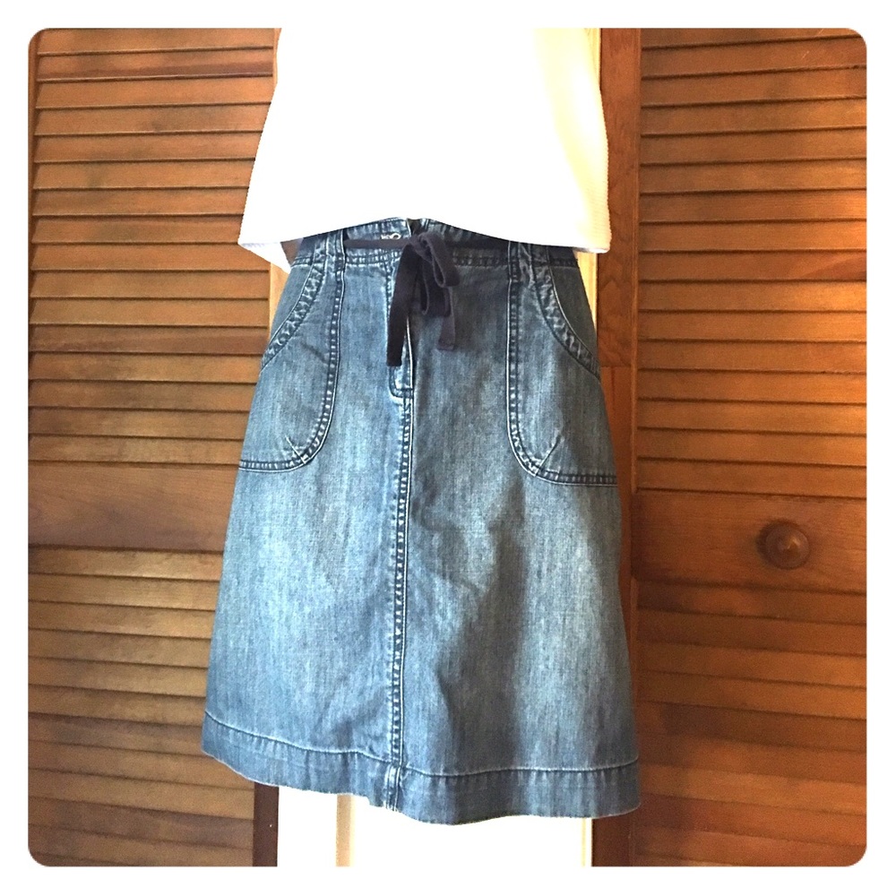Talbots denim skirt