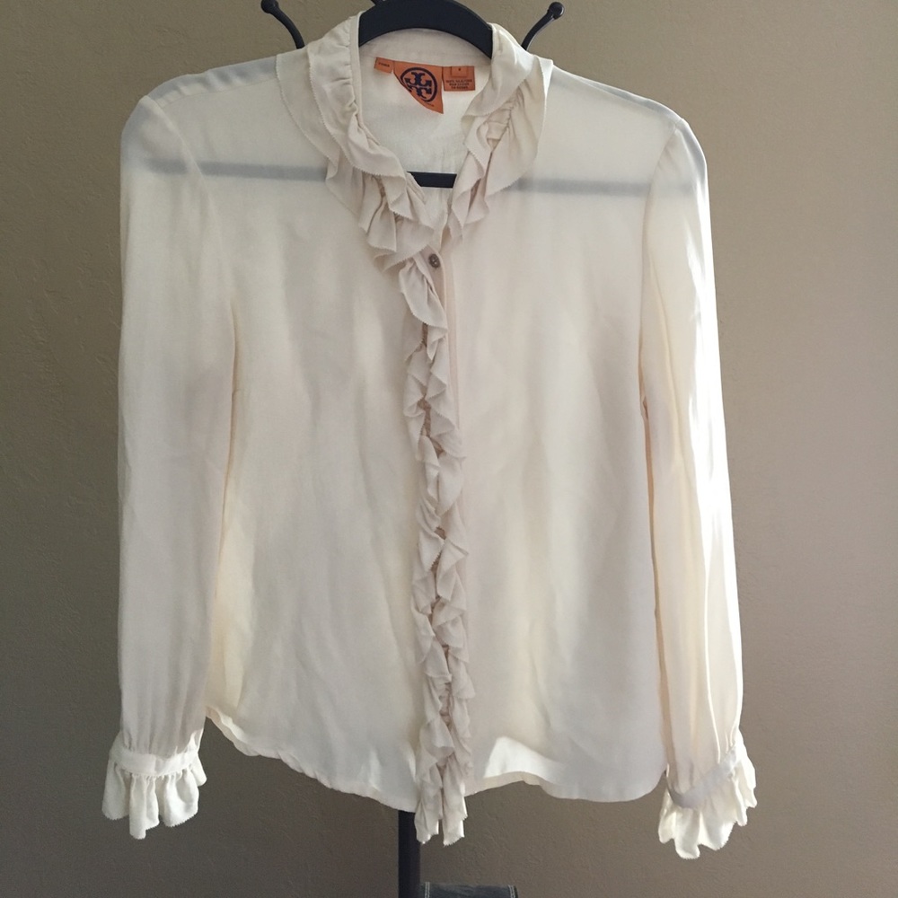 Cream Tory burch top