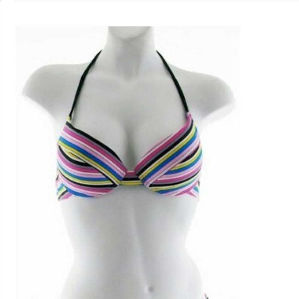 Swimsuit string bikini stripe swimsuit small NWT - Picture 2 of 8