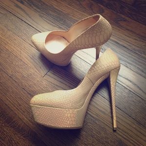 Nude casadei shoes