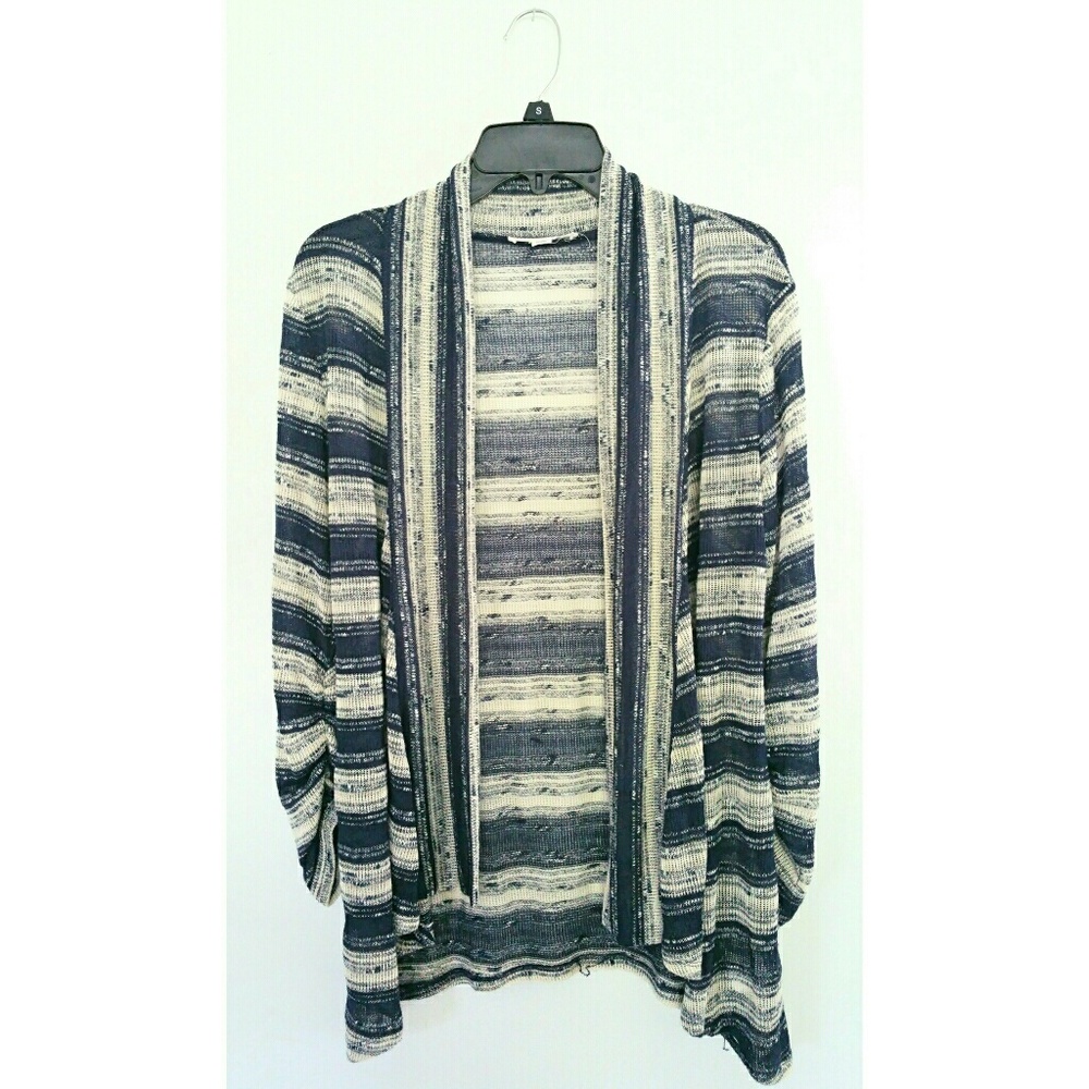 Love tree happens striped cardigan