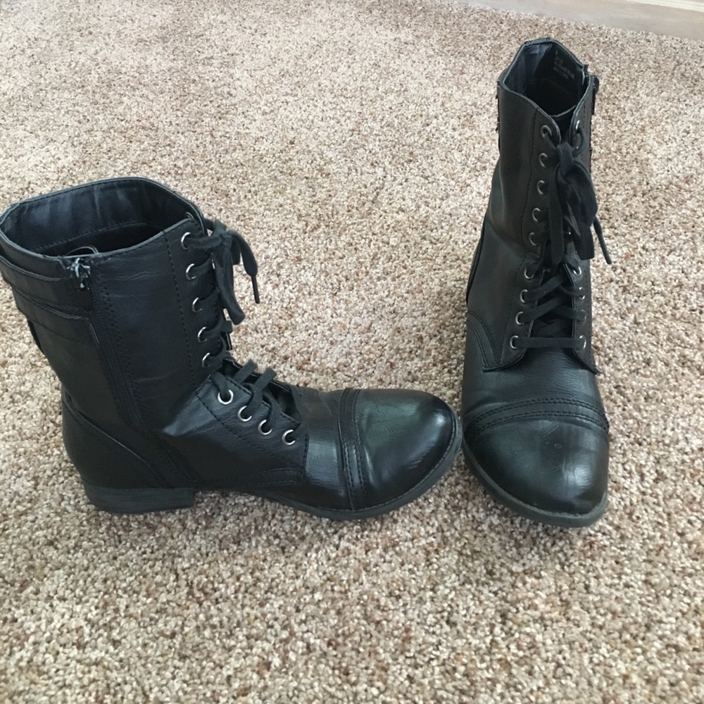Black Combat Boots