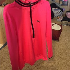 New VS PINK half zip up