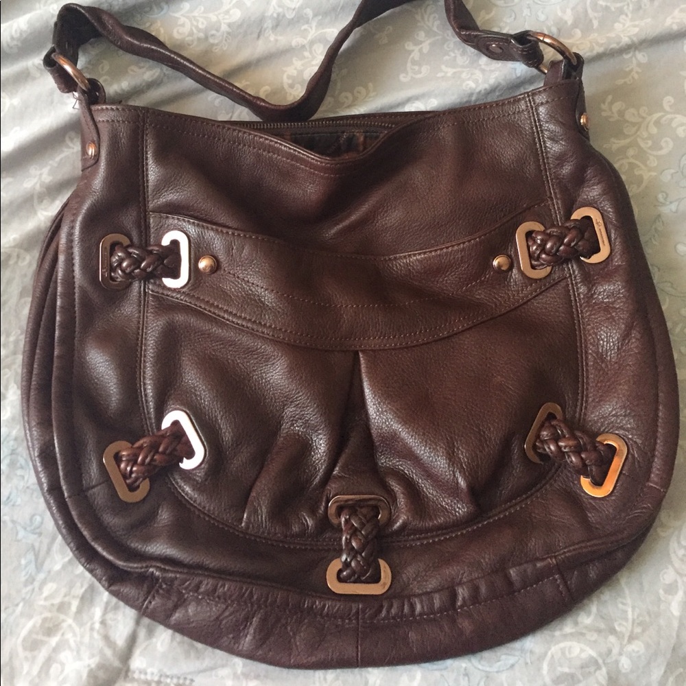 B Makowsky leather bag