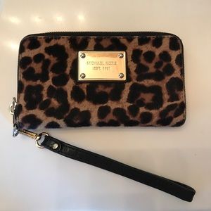 Cheetah print Michael Kors wallet