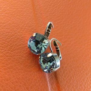 Sterling Silver Baby Blue Earrings