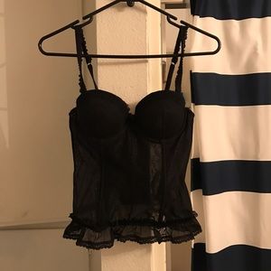 H&M Black Lace Corset