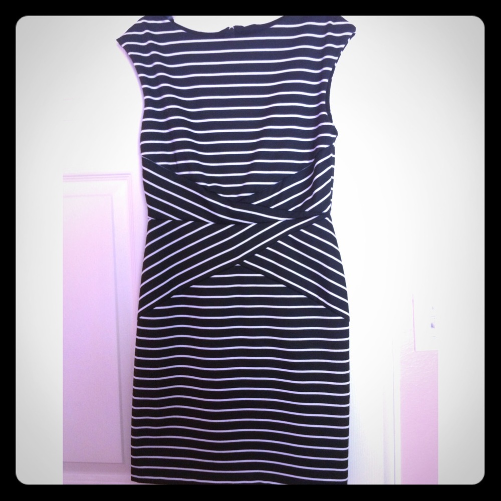 Black & white dress