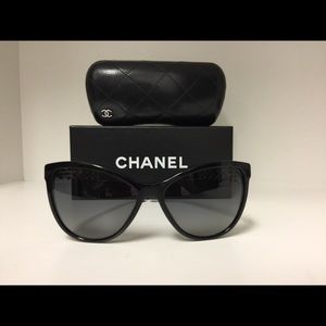 Chanel Cat Eye Chain Sunglasses