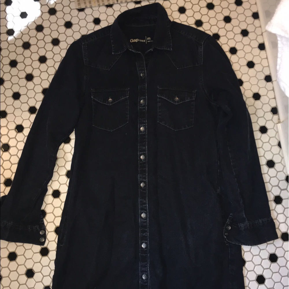 Dark Denim Gap Jean Dress