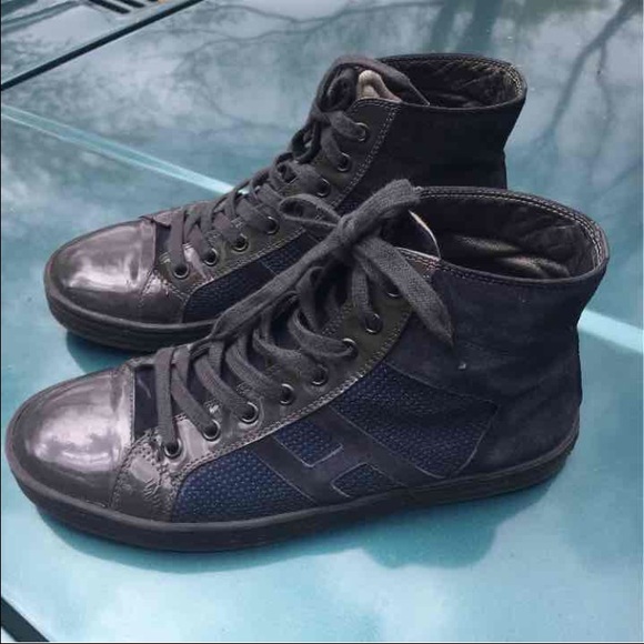 Sequin Suede Hogan Sneakers - Picture 3 of 4