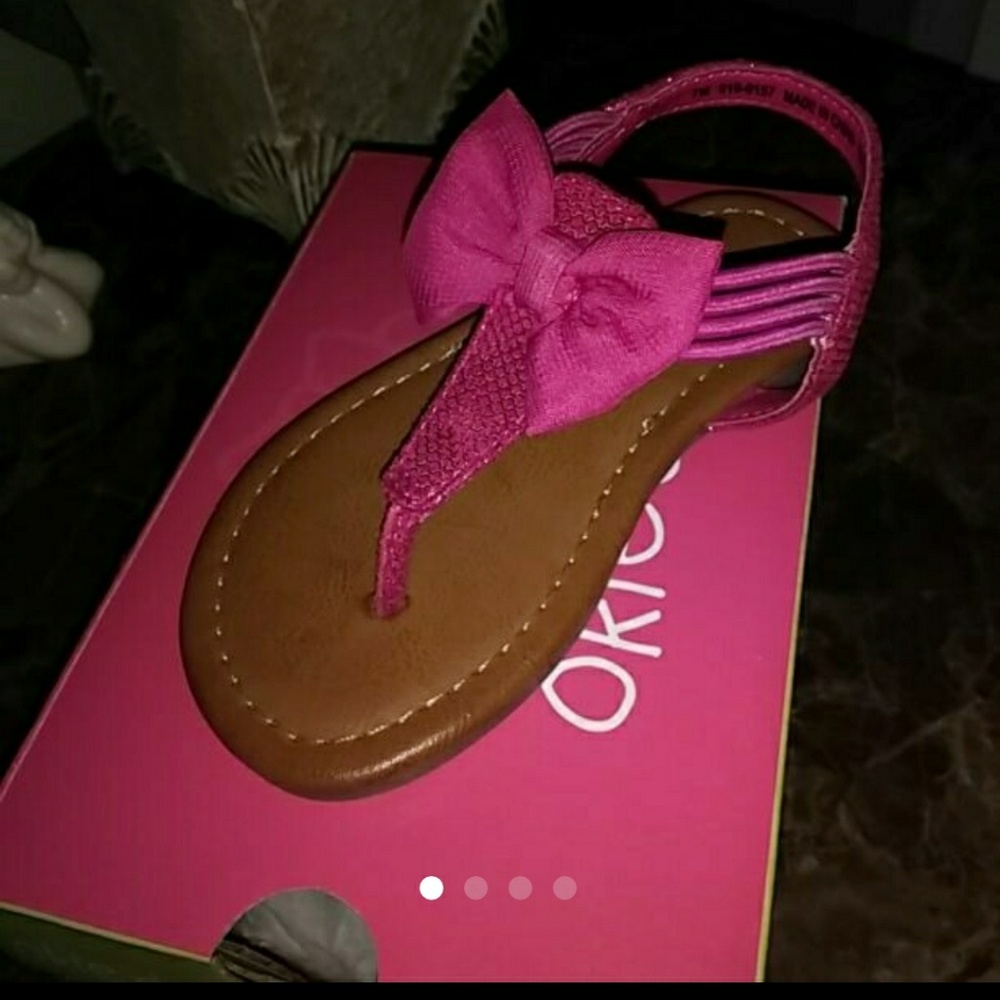 Okie Dokie Toddler Sandals Size 7 Med NWT