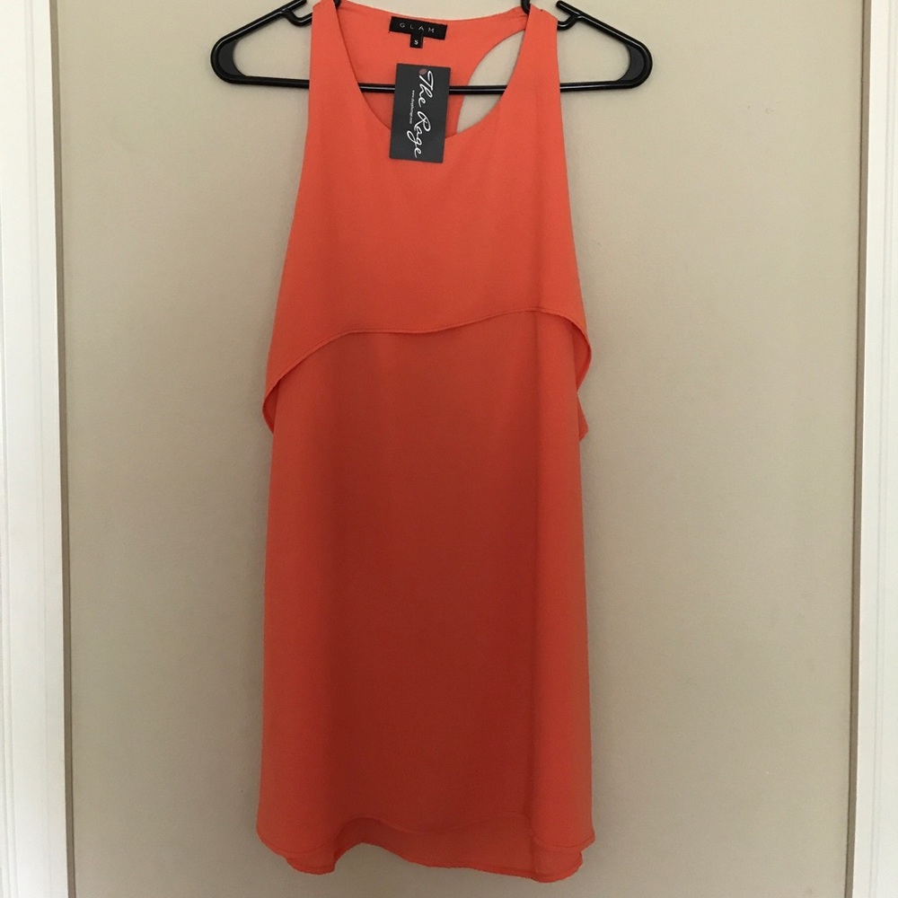 Orange dress