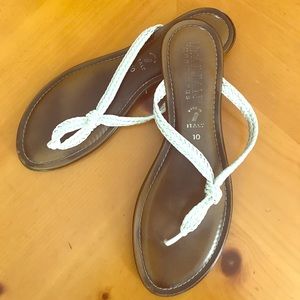 💥 White and silver sandals 💥