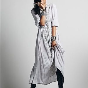 Free People embroidered fable dress, XS