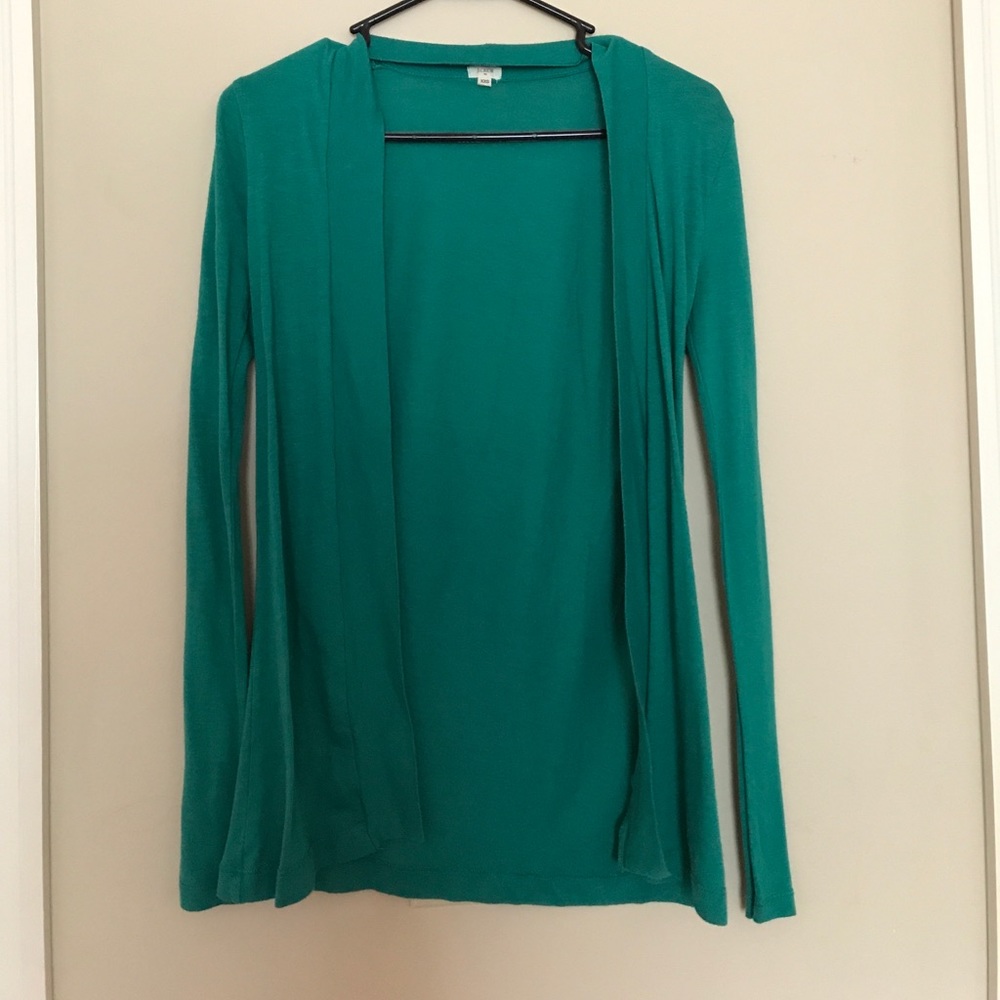 Forest green cardigan