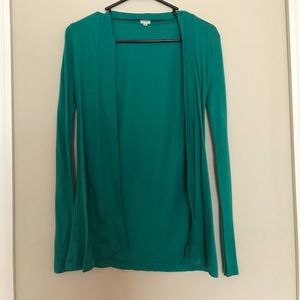 Forest green cardigan