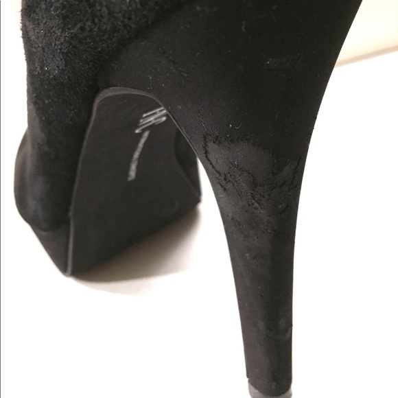 INC International Concepts velvet platform booties - Picture 5 of 5