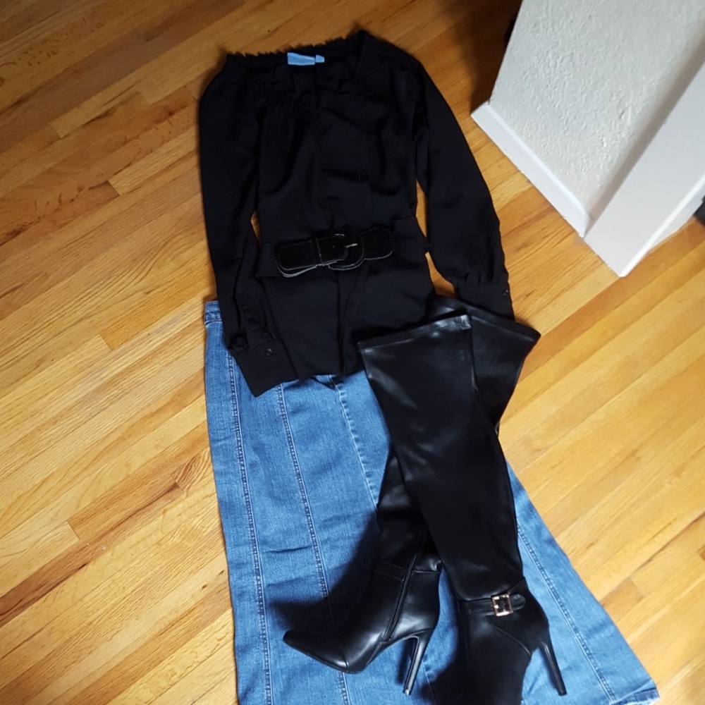 Beautiful Denim Skirt