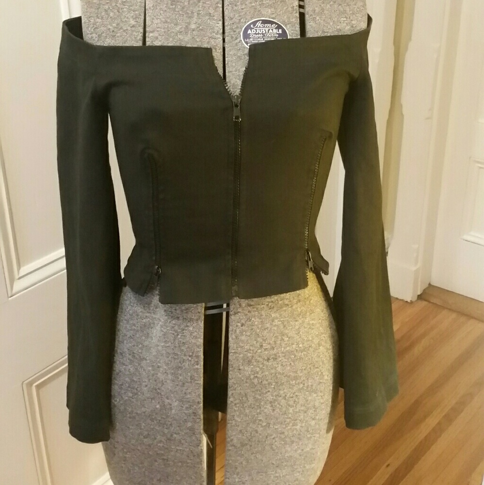 SOLD - Punk Zipper Top