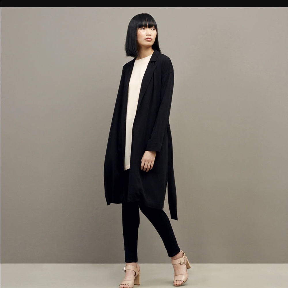 Kenneth Cole silk trench Size S