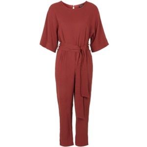 american apparel crepe burgundy jumpsuit