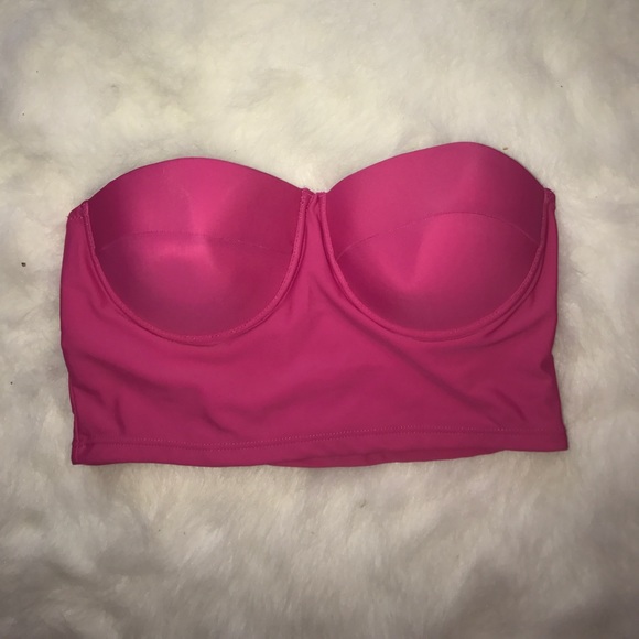 Other - Pink Bustier Swim atop Other - Pink Bustier Swim atop