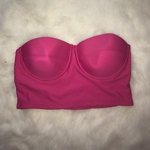 Swim - Pink Bustier Swim atop Swim - Pink Bustier Swim atop