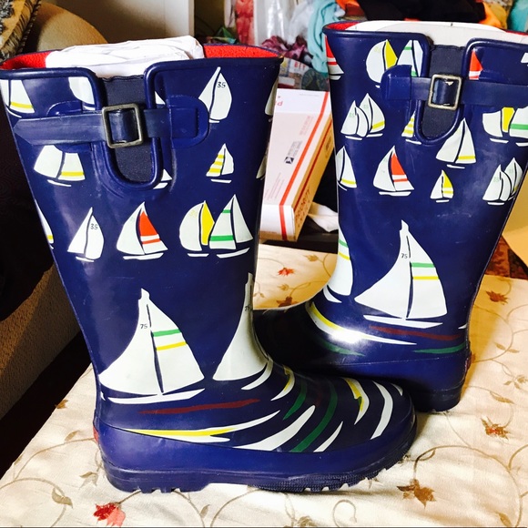 sperry top sider rain boots - Picture 2 of 4
