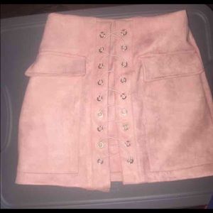 Pink skirt