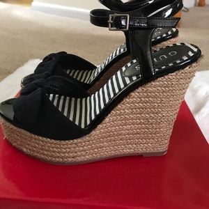 Guess Black Wedges