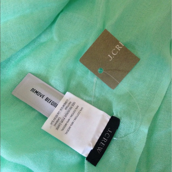 J.Crew Solid Cotton Scarf - Picture 2 of 4