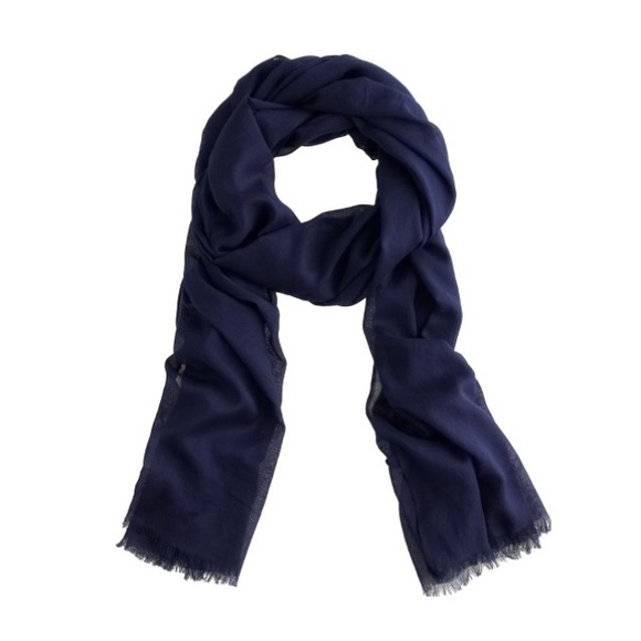 J.Crew Solid Cotton Scarf - Picture 4 of 4