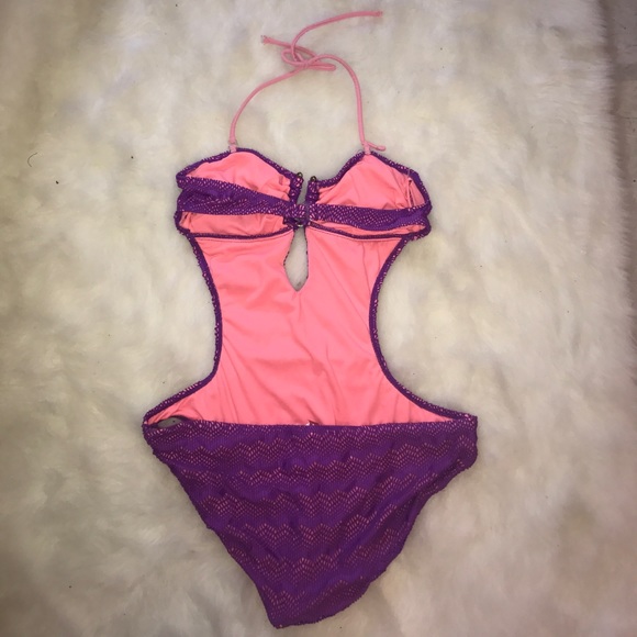 OP Swim - Purple Monokini One Piece Swimsuit OP Swim - Purple Monokini One Piece Swimsuit