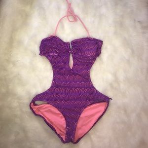 OP Swim - Purple Monokini One Piece Swimsuit OP Swim - Purple Monokini One Piece Swimsuit