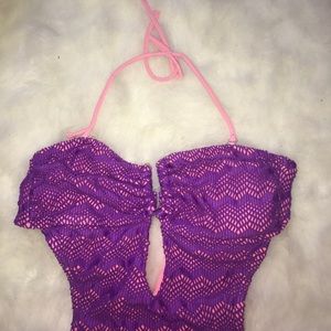 OP Swim - Purple Monokini One Piece Swimsuit OP Swim - Purple Monokini One Piece Swimsuit