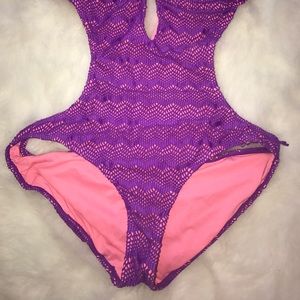 OP Swim - Purple Monokini One Piece Swimsuit OP Swim - Purple Monokini One Piece Swimsuit
