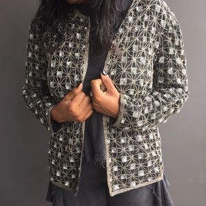 Amazing Vintage Beaded Adriana Papell Jacket Top