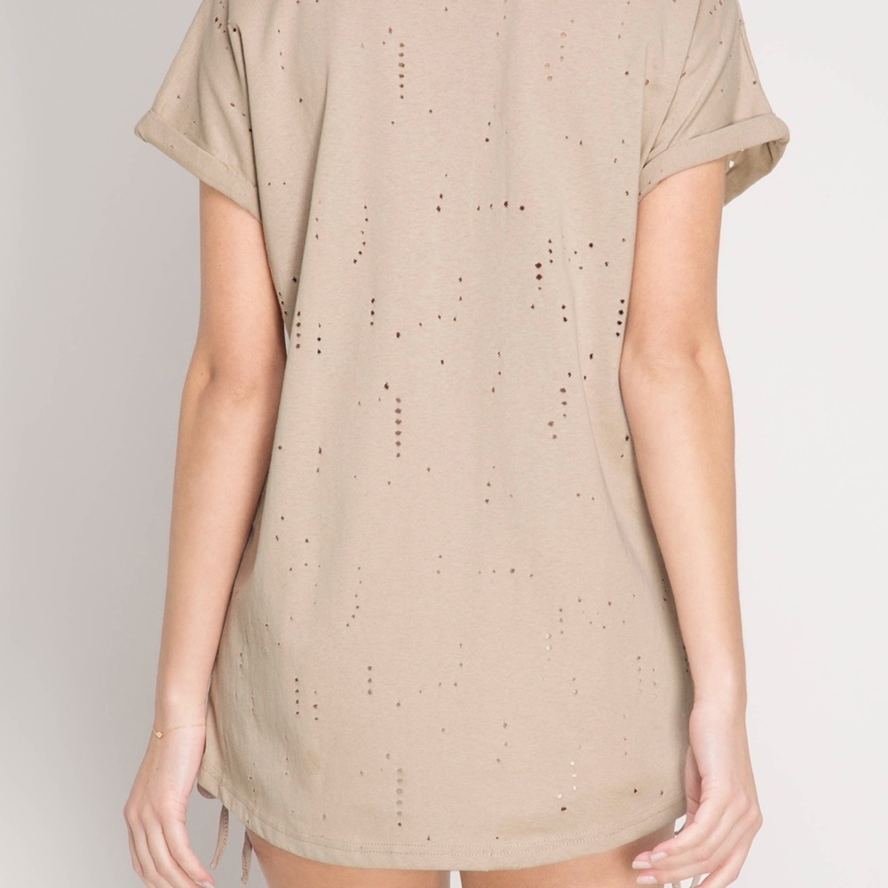 Beach Side Distressed Tee - Picture 3 of 3