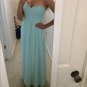 Blue prom dress