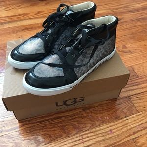Uggs Black Silhouette Sneakers NEW