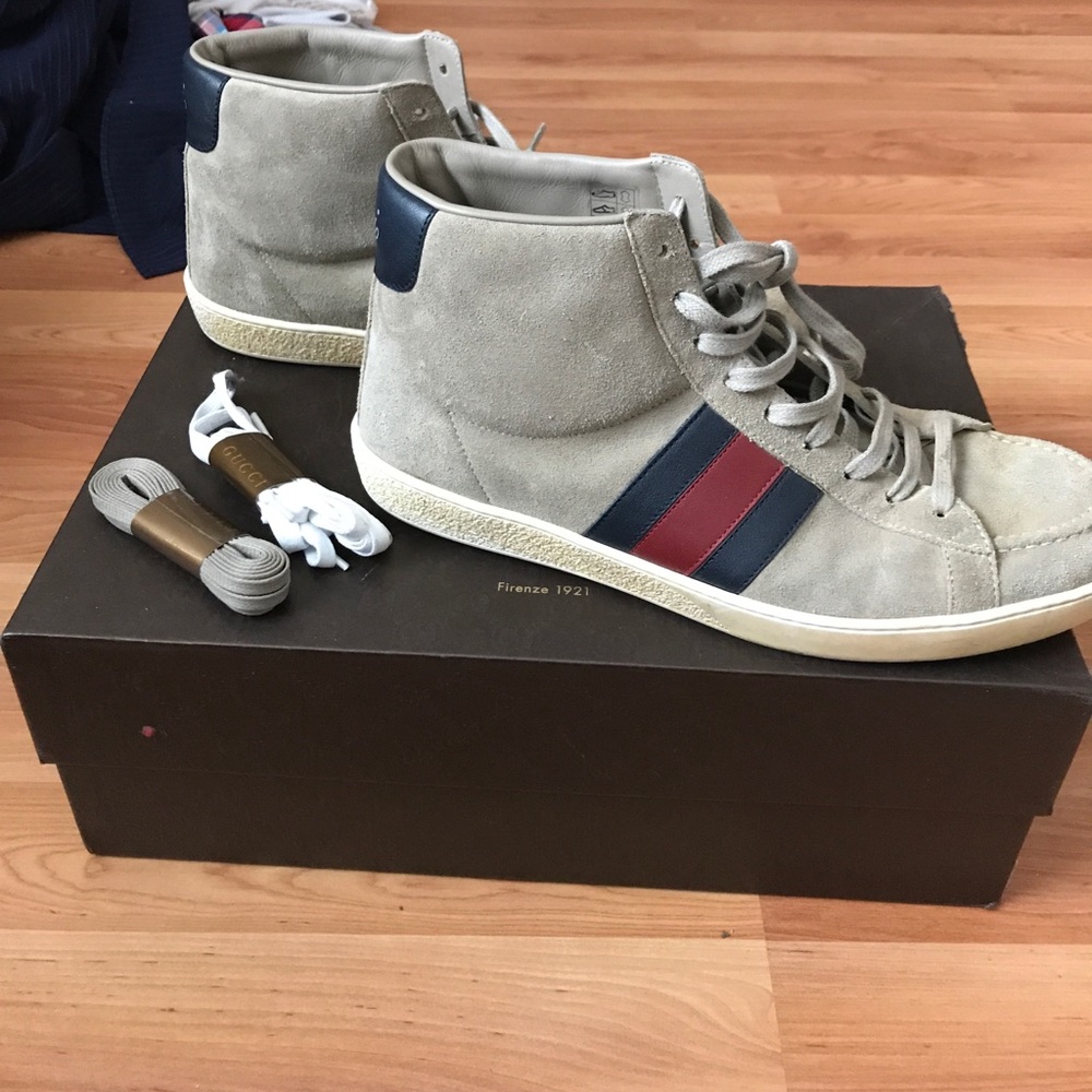 100% authentic Gucci high tops
