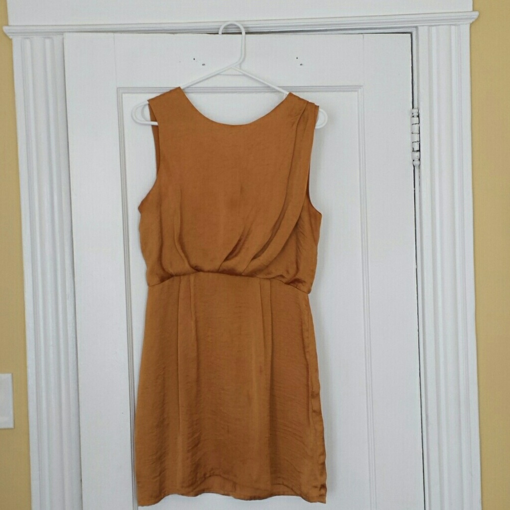 Gold dress