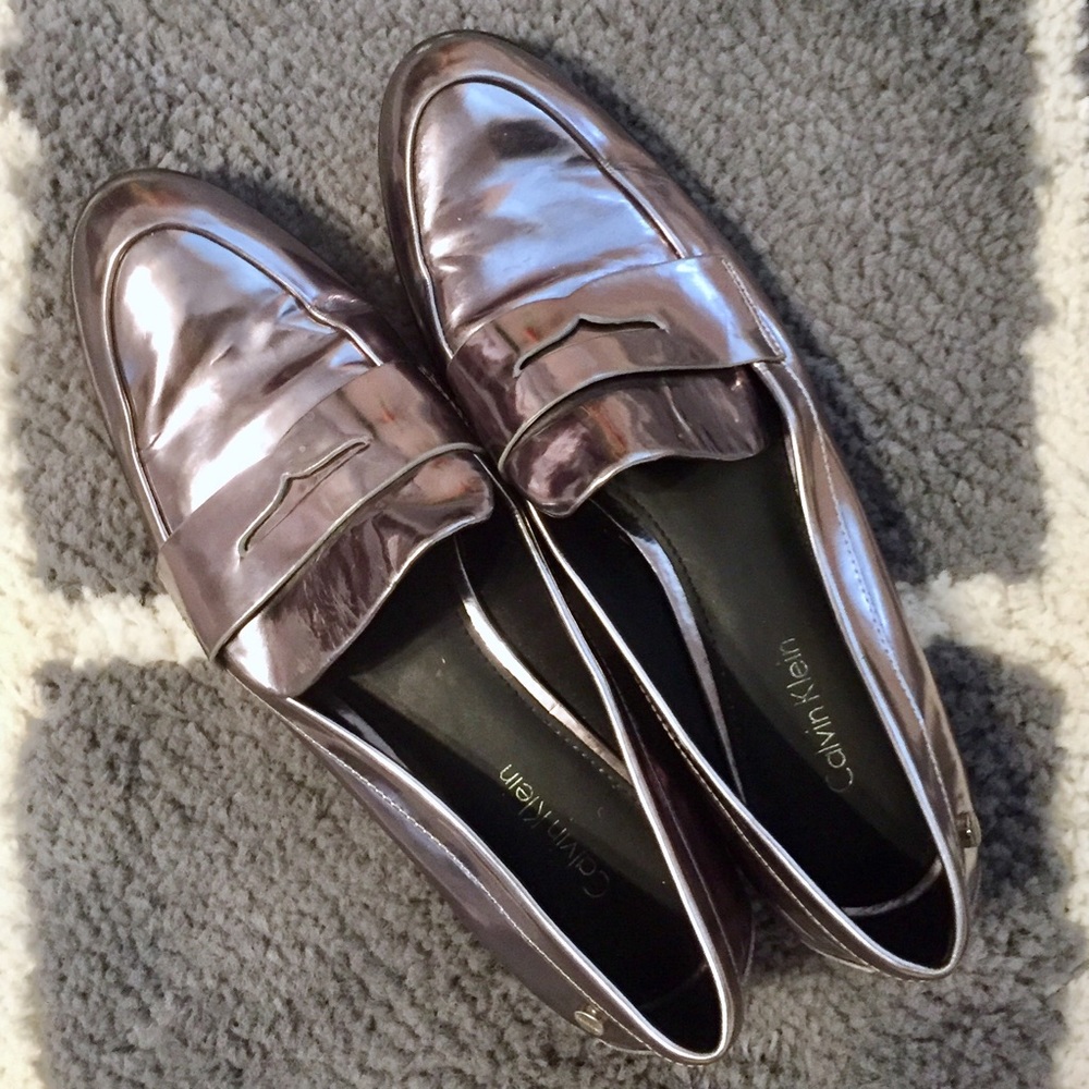 Pewter Penny-loafers