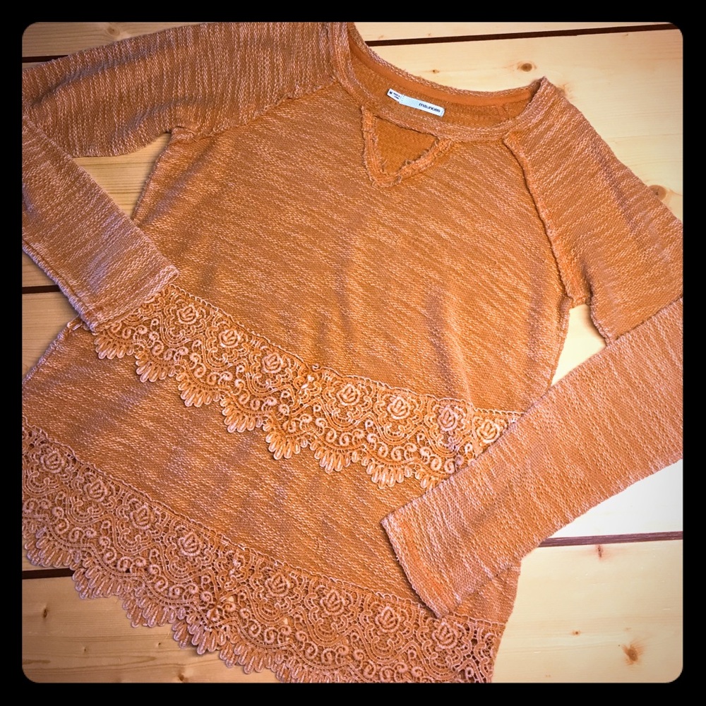 Orange Tunic sweater