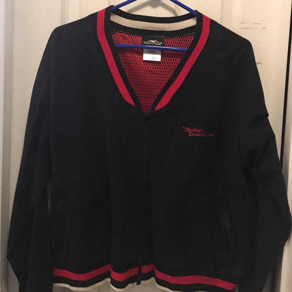 Harley zip front jacket